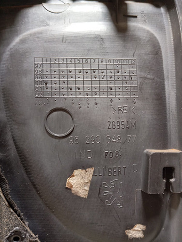 Forro Porta Peugeot 206 2 Portas Lado Direito 2008 1