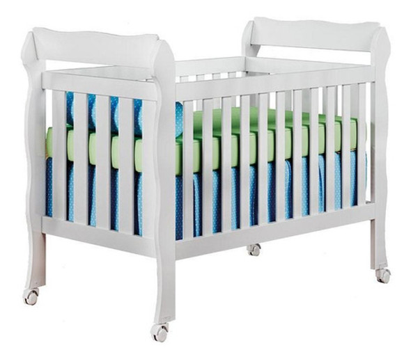 Berço Americano Lila E Cômoda Infantil Ternura Baby Branco 1