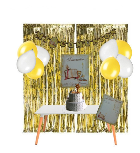 Kit Cotillón - Decoración Mi Primera Comunión - Modelo Cáliz 0