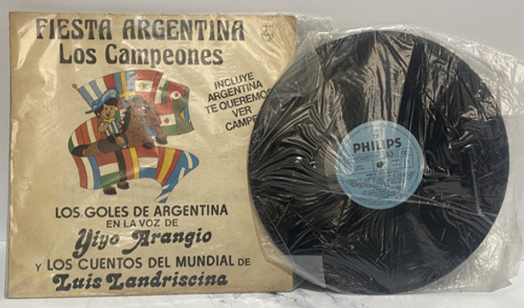 Disco Los Campeones Goles Y Canciones Mundial 1978 Cbdj 0