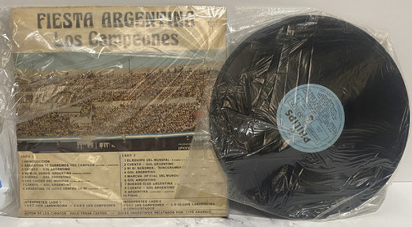 Disco Los Campeones Goles Y Canciones Mundial 1978 Cbdj 1