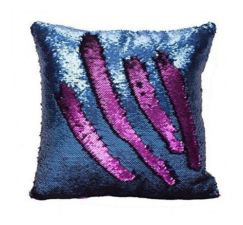Fengheshun Reversible Sequins Funda De Almohada Fundas De Al 0