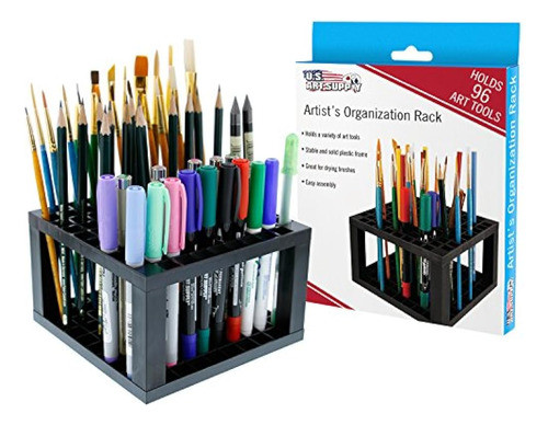 U.s. Art Supply Soporte De Plástico Para Lápices Y Pinceles 0