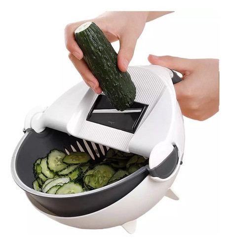 Rallador Con Mango Colador Contenedor Multiuso Premium 0