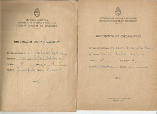 4 Documentos De Información Años 1975, 76, 77, 78 0