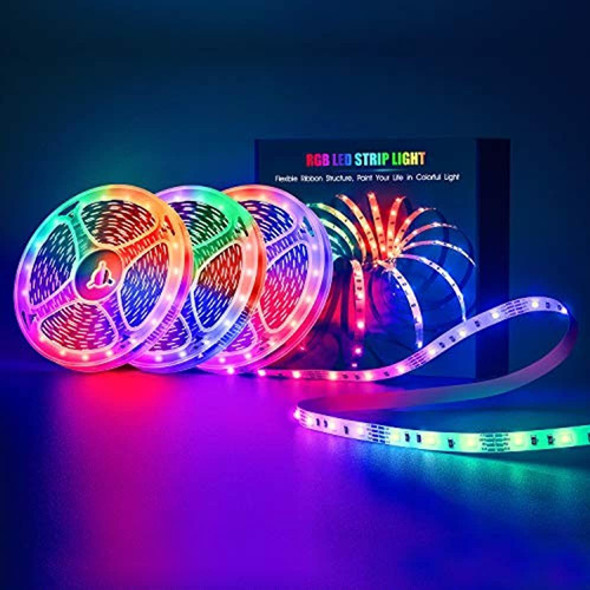 Tira De Luces Led De 100 Pies Tira De Luz Led Rgb Con Contro 0