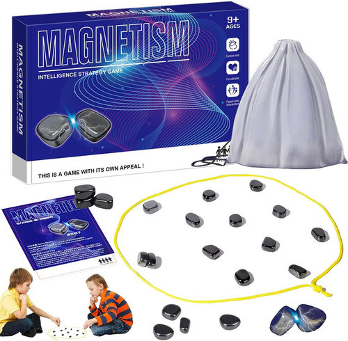 Jogo De Estratégia Magnetic Battle Chess + Bolsa De Armazena 0