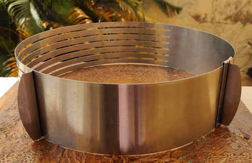 Aro Cortador De Bolo Em Inox.na Horizontal.7 Camadas 1