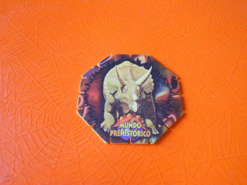 Dino Tazos  Triceratops  N° 6 - Pepsico - De Coleccion 0