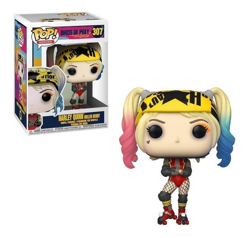 Funko Pop Dc Heroes Birds Of Prey Harley Quinn Roller Derby 0