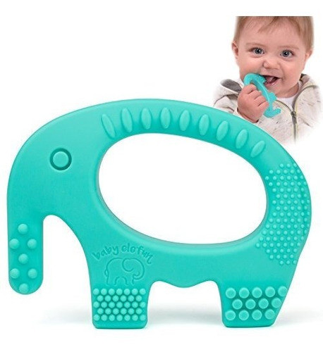 Juguetes Para La Denticion Del Bebe Elefante De Silicona Col 0