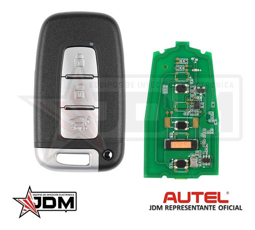 Mando Universal Autel Ikey Hy003al Hyundai 3 Botones Jdm 1