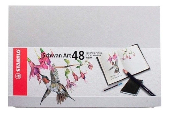 Lápices De Dibujo Stabilo Schwan Art Lata / 48 Colores 0