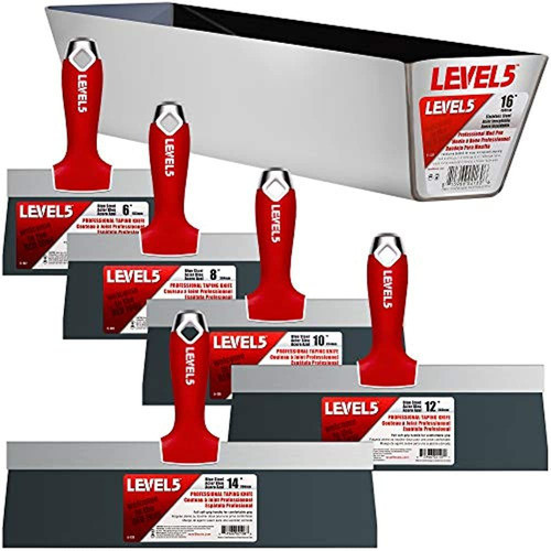 Pro Grade Full Blue Steel Taping Knife Set Bonus Free Hat | 0