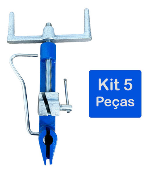 5 Pç Maquina De Cintar Poste Galvanizada Fita Aço Fusimec 1