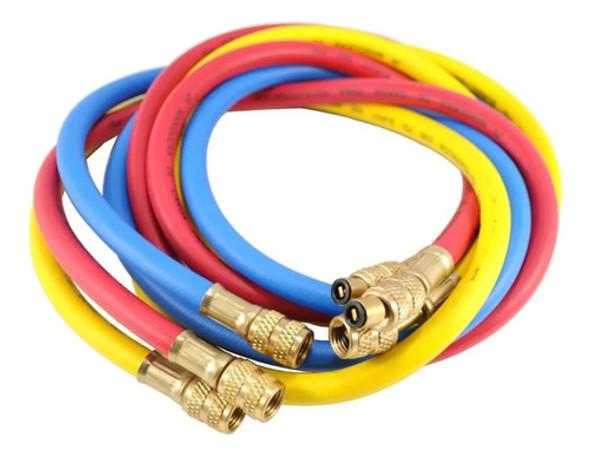 Juego De Mangueras Para Manifold R410 Refrigeracion 150cm 0