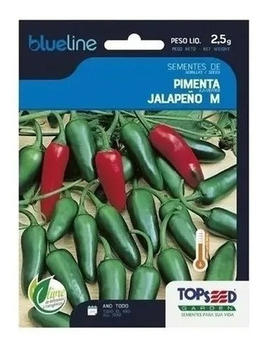 1500 Sementes De Pimenta Mexicana Jalapeno Ardida Frete Grat 0