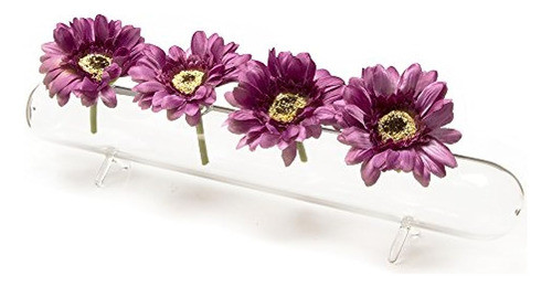 Cebollino - Flauta Hudson, Florero De Vidrio Transparente Ún 1