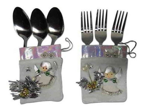 Porta Cubiertos Navideños Chico 0