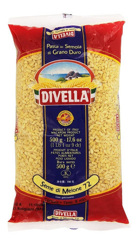 Fideos Divella Seme Di Cicoria 500g 100% Italiano 0
