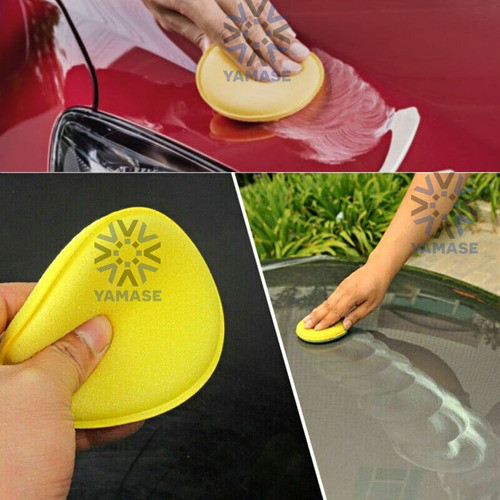 Kit 4 Esponja Espuma Aplicador Cera Couro Silicone Detailer 1