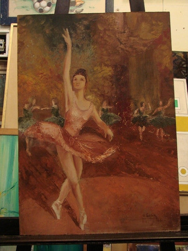 Hugo Sosa / Danza Clasica Ballet / Oeo 1986 / 70 X 50 # 1427 1
