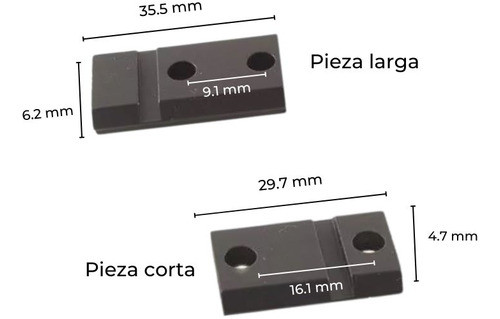 Base Leupold Weaber Qrw/prw Para Remington 700 / Sabatti 1