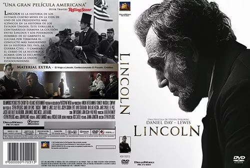 Lincoln Daniel Day Lewis  Steven Spielberg Dvd Nuevo Sellado 1