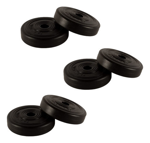 Combo 15kg En Discos Sin Agarre , Discos De 2,5kg Famfit 0