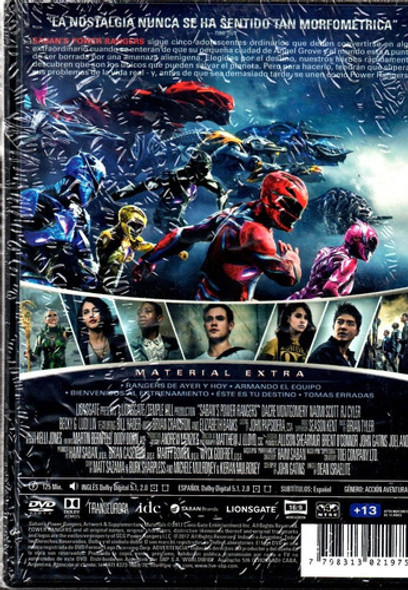 Saban's Power Rangers - Dvd Nuevo Original Cerrado - Mcbmi 1 Saban's Power Rangers - Dvd Nuevo Original Cerrado - Mcbmi 1