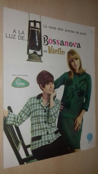 P351 Clipping Publicidad Prendas De Punto Bossanova Año 1966 0