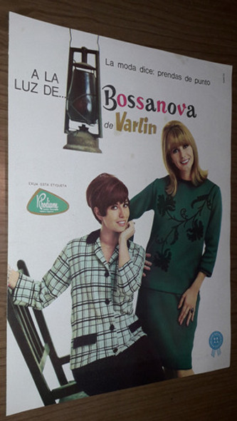 P351 Clipping Publicidad Prendas De Punto Bossanova Año 1966 0