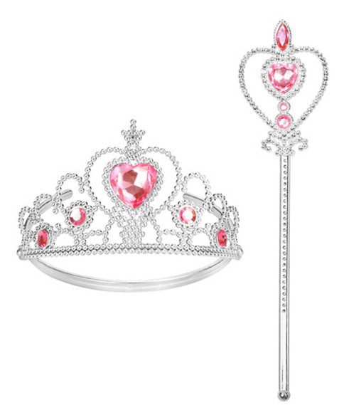 Tiara Y Varita De Princesa Para Niñas De 3-6 Años, Juego Y R 0