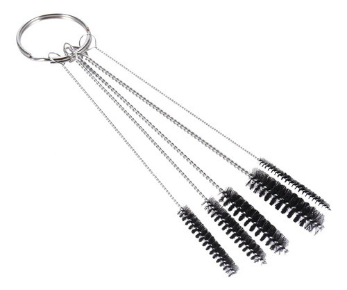 Juego De Mini Cepillos 5 Pz Limpieza Aerografo Electronica 0