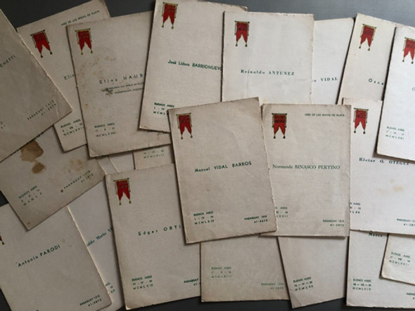 Galeria Argentina Lote X 22 Catalogos Oscar Vaz Vidal Barros 0