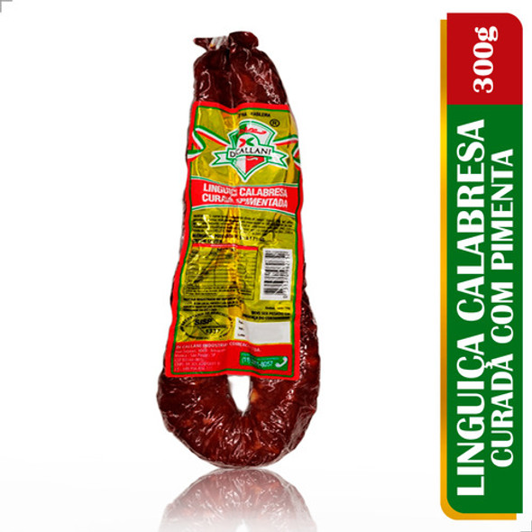 300g Linguiça Curada Com Pimenta Receita Italiana - Unidade 0