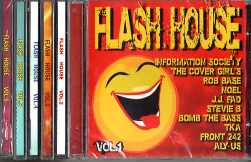 Cd S O Melhor Do Flash House Vol. 1, 2, 3,4, 5 E 6 0