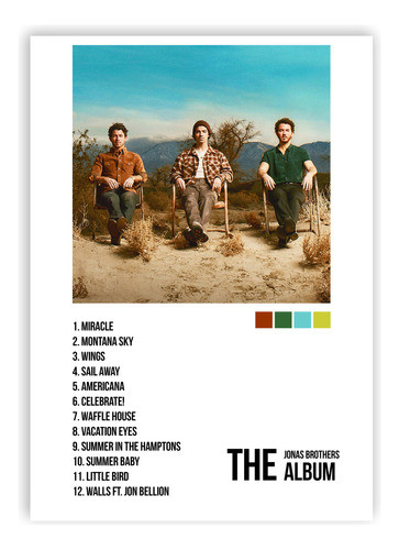 Poster The Album - Jonas Brothers - Movistar Arena (21x29cm) 0