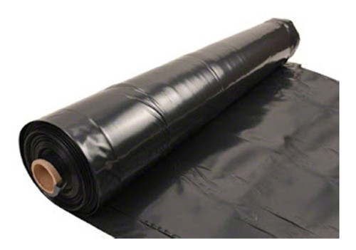 Nylon Para Construcción 4mts- Rollo 100mts- 50 Micrones Negr 0
