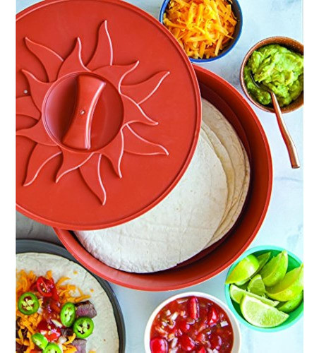 Calentador De Tortilla De Microondas Nórdico, 10 Pulgadas 1