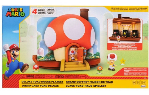 Play Set Super Mario Juego La Casa Toad Deluxe Magic4ever 0