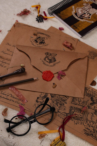 Carta Aceptacion Harry Potter + Boleto 9 3/4 (personalizada) 0