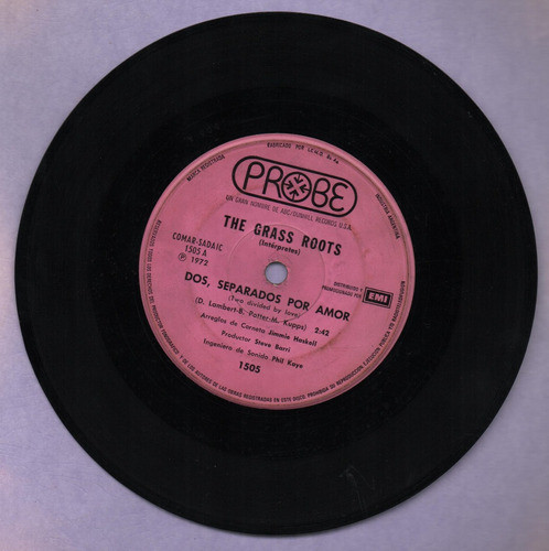 Vinilo Simple De The Grass Roots - Déjalo Ir 1