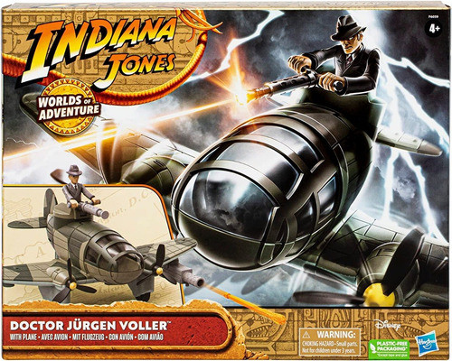 Indiana Jones Worlds Of Adventure Dr. Jürgen Voller W/ Plane 1
