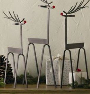 Adorno De Hierro (renos × 3) 1