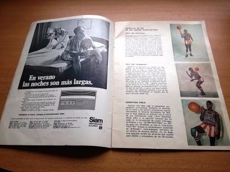 Programa  Harlem Globetrotters Temporada 1970 1
