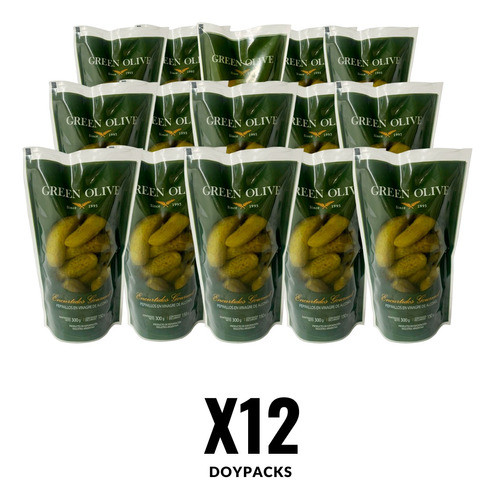 Pepinitos En Vinagre X150 Gr. Doypack - Pack X 12u 0