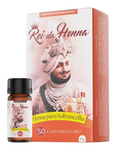 Henna Profissional Sobrancelha Castanho Claro - 2,5g 0 Henna Profissional Sobrancelha Castanho Claro - 2,5g 0
