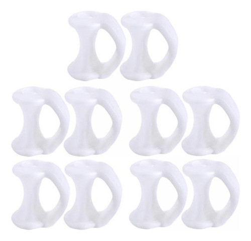 2 X 2-4 Pacotes 5 Pares Corretor De Dedo Mindinho 2 Unidades 0