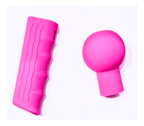 Funda Palanca De Cambios + Funda Freno De Mano Rosa Fuerte 0